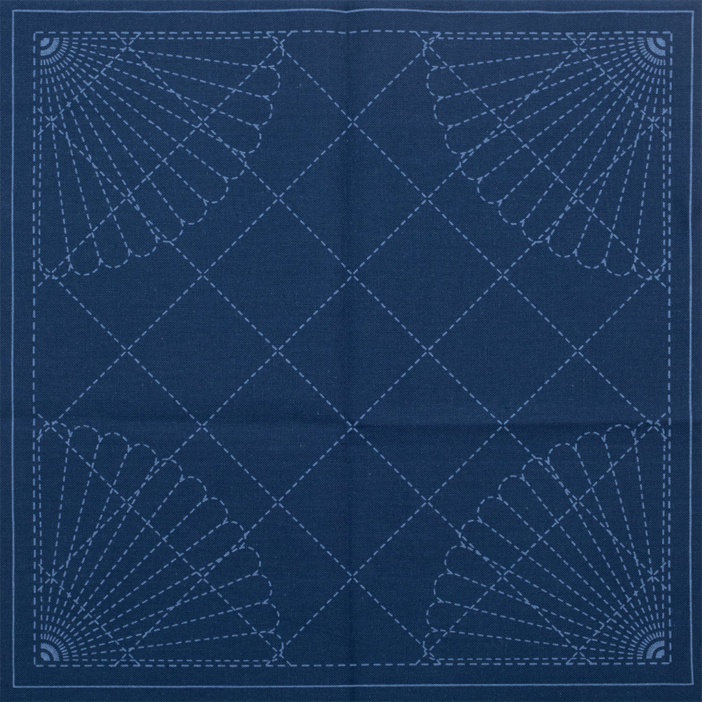 七宝/扇面(紺)