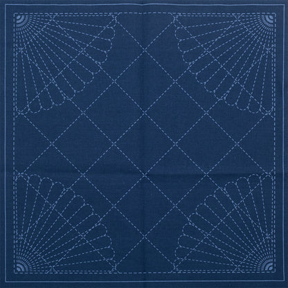 七宝/扇面(紺)